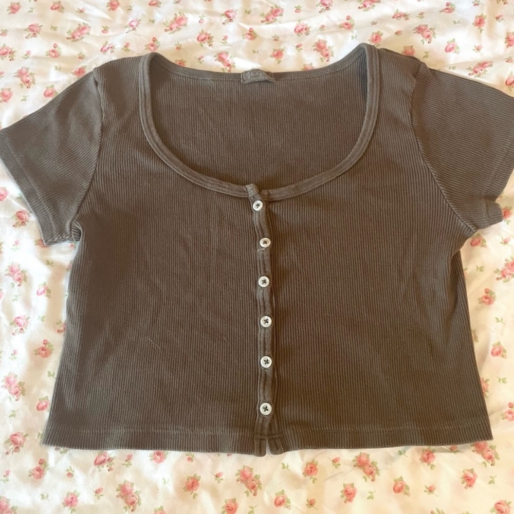 brandy melville brown zelly top 🤎